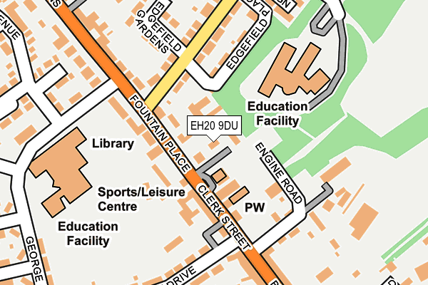 EH20 9DU map - OS OpenMap – Local (Ordnance Survey) EH20 9DU map - OS OpenMap – Local (Ordnance Survey)