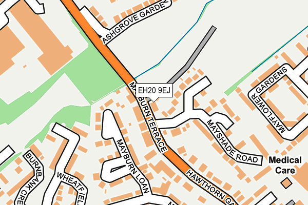 EH20 9EJ map - OS OpenMap – Local (Ordnance Survey) EH20 9EJ map - OS OpenMap – Local (Ordnance Survey)