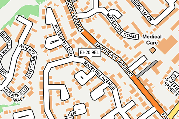 EH20 9EL map - OS OpenMap – Local (Ordnance Survey) EH20 9EL map - OS OpenMap – Local (Ordnance Survey)