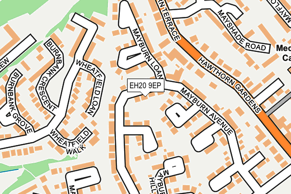 EH20 9EP map - OS OpenMap – Local (Ordnance Survey) EH20 9EP map - OS OpenMap – Local (Ordnance Survey)