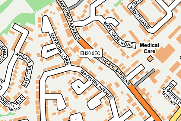 EH20 9EQ map - OS OpenMap – Local (Ordnance Survey) EH20 9EQ map - OS OpenMap – Local (Ordnance Survey)
