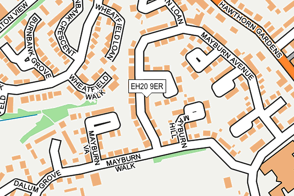 EH20 9ER map - OS OpenMap – Local (Ordnance Survey) EH20 9ER map - OS OpenMap – Local (Ordnance Survey)