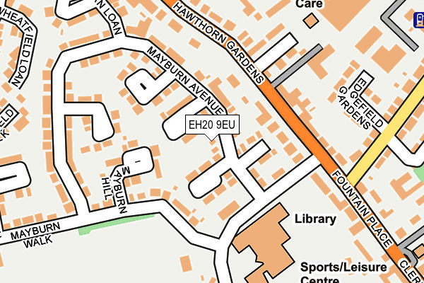EH20 9EU map - OS OpenMap – Local (Ordnance Survey) EH20 9EU map - OS OpenMap – Local (Ordnance Survey)