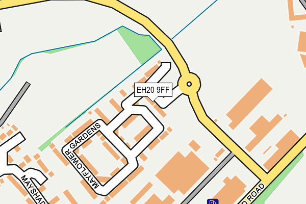 EH20 9FF map - OS OpenMap – Local (Ordnance Survey) EH20 9FF map - OS OpenMap – Local (Ordnance Survey)