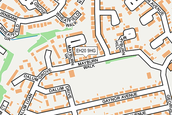 EH20 9HG map - OS OpenMap – Local (Ordnance Survey) EH20 9HG map - OS OpenMap – Local (Ordnance Survey)