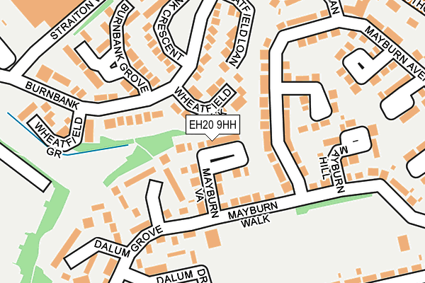 EH20 9HH map - OS OpenMap – Local (Ordnance Survey) EH20 9HH map - OS OpenMap – Local (Ordnance Survey)