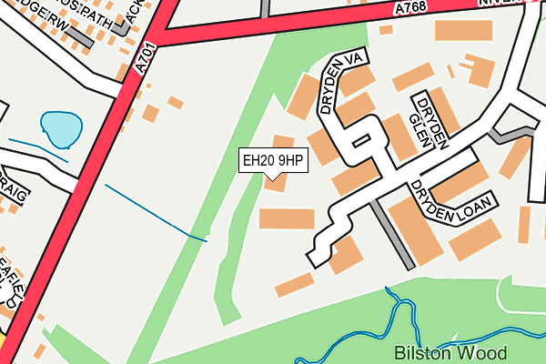 EH20 9HP map - OS OpenMap – Local (Ordnance Survey) EH20 9HP map - OS OpenMap – Local (Ordnance Survey)