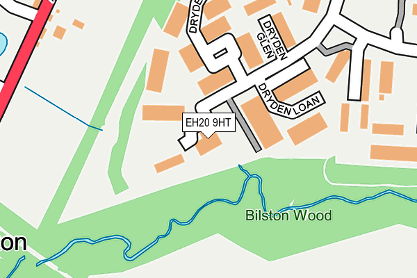 EH20 9HT map - OS OpenMap – Local (Ordnance Survey) EH20 9HT map - OS OpenMap – Local (Ordnance Survey)