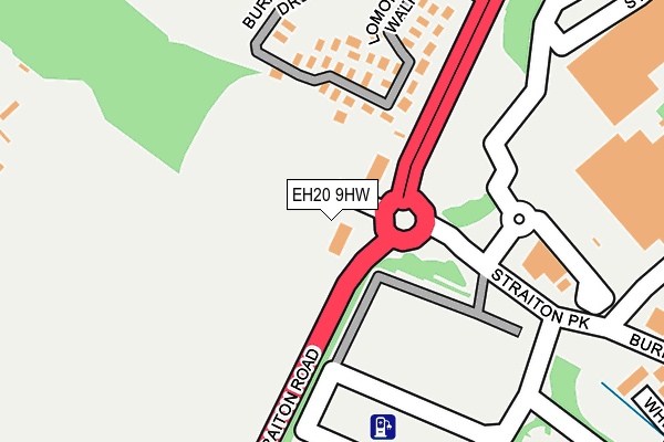 EH20 9HW map - OS OpenMap – Local (Ordnance Survey) EH20 9HW map - OS OpenMap – Local (Ordnance Survey)