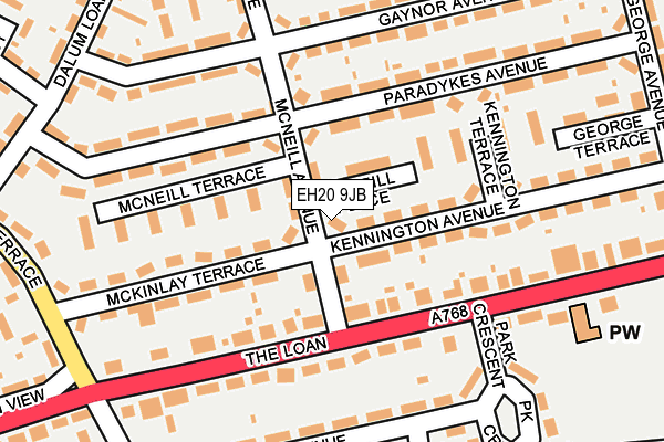 EH20 9JB map - OS OpenMap – Local (Ordnance Survey) EH20 9JB map - OS OpenMap – Local (Ordnance Survey)