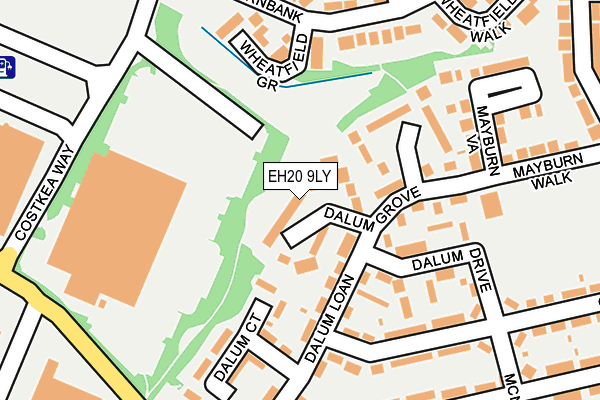 EH20 9LY map - OS OpenMap – Local (Ordnance Survey) EH20 9LY map - OS OpenMap – Local (Ordnance Survey)