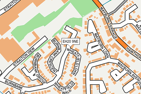 EH20 9NE map - OS OpenMap – Local (Ordnance Survey) EH20 9NE map - OS OpenMap – Local (Ordnance Survey)