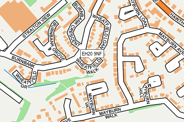 EH20 9NF map - OS OpenMap – Local (Ordnance Survey) EH20 9NF map - OS OpenMap – Local (Ordnance Survey)