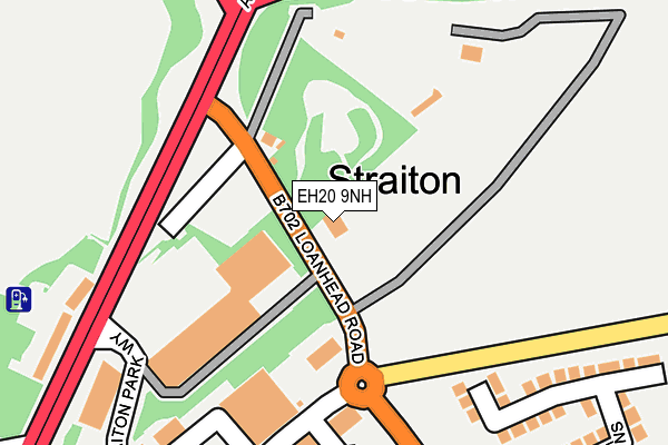 EH20 9NH map - OS OpenMap – Local (Ordnance Survey) EH20 9NH map - OS OpenMap – Local (Ordnance Survey)