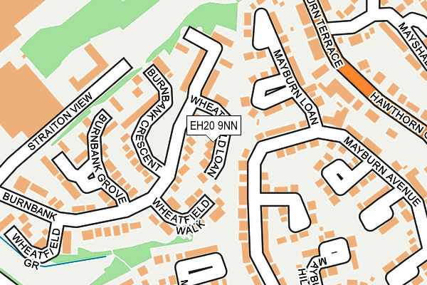 EH20 9NN map - OS OpenMap – Local (Ordnance Survey) EH20 9NN map - OS OpenMap – Local (Ordnance Survey)
