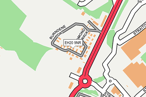 EH20 9NR map - OS OpenMap – Local (Ordnance Survey) EH20 9NR map - OS OpenMap – Local (Ordnance Survey)