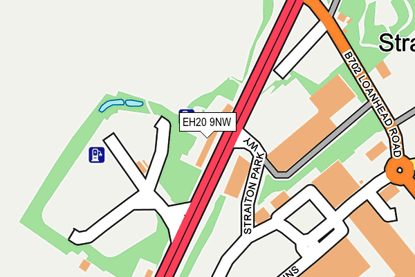 EH20 9NW map - OS OpenMap – Local (Ordnance Survey) EH20 9NW map - OS OpenMap – Local (Ordnance Survey)