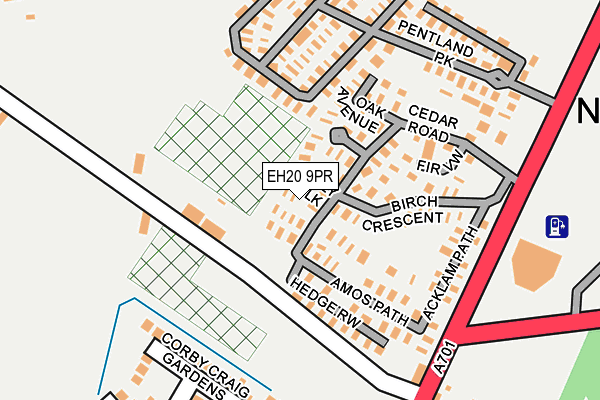 EH20 9PR map - OS OpenMap – Local (Ordnance Survey) EH20 9PR map - OS OpenMap – Local (Ordnance Survey)