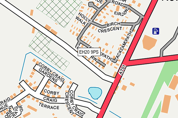 EH20 9PS map - OS OpenMap – Local (Ordnance Survey) EH20 9PS map - OS OpenMap – Local (Ordnance Survey)