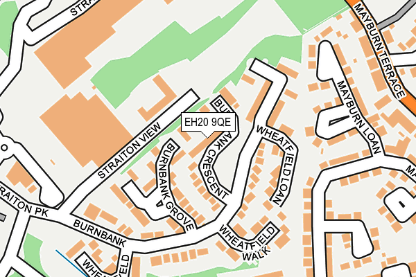 EH20 9QE map - OS OpenMap – Local (Ordnance Survey) EH20 9QE map - OS OpenMap – Local (Ordnance Survey)