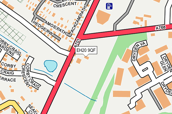 EH20 9QF map - OS OpenMap – Local (Ordnance Survey) EH20 9QF map - OS OpenMap – Local (Ordnance Survey)
