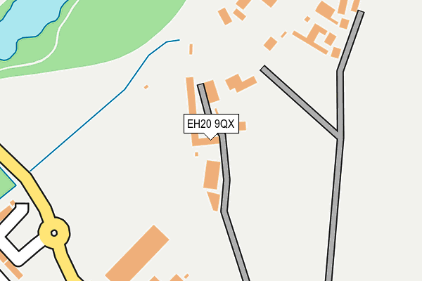 EH20 9QX map - OS OpenMap – Local (Ordnance Survey) EH20 9QX map - OS OpenMap – Local (Ordnance Survey)