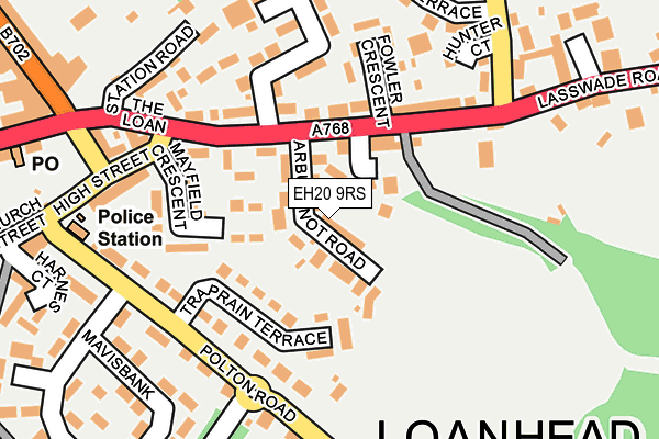 EH20 9RS map - OS OpenMap – Local (Ordnance Survey) EH20 9RS map - OS OpenMap – Local (Ordnance Survey)