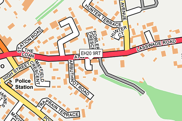 EH20 9RT map - OS OpenMap – Local (Ordnance Survey) EH20 9RT map - OS OpenMap – Local (Ordnance Survey)