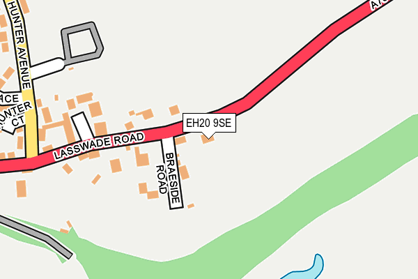 EH20 9SE map - OS OpenMap – Local (Ordnance Survey) EH20 9SE map - OS OpenMap – Local (Ordnance Survey)