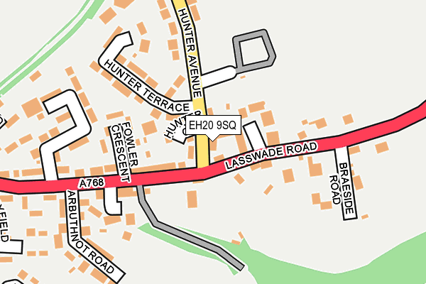 EH20 9SQ map - OS OpenMap – Local (Ordnance Survey) EH20 9SQ map - OS OpenMap – Local (Ordnance Survey)