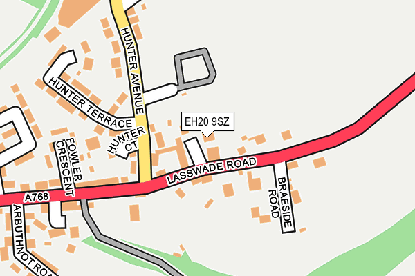 EH20 9SZ map - OS OpenMap – Local (Ordnance Survey) EH20 9SZ map - OS OpenMap – Local (Ordnance Survey)