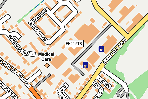 EH20 9TB map - OS OpenMap – Local (Ordnance Survey) EH20 9TB map - OS OpenMap – Local (Ordnance Survey)