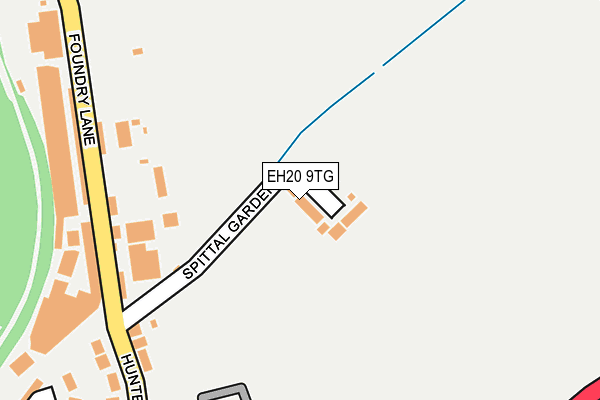 EH20 9TG map - OS OpenMap – Local (Ordnance Survey) EH20 9TG map - OS OpenMap – Local (Ordnance Survey)