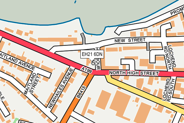 EH21 6DN map - OS OpenMap – Local (Ordnance Survey) EH21 6DN map - OS OpenMap – Local (Ordnance Survey)