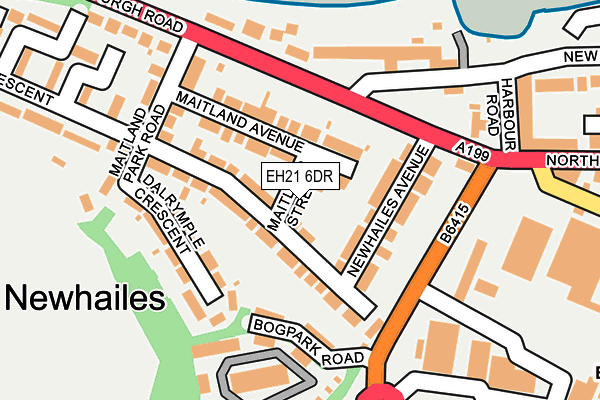 EH21 6DR map - OS OpenMap – Local (Ordnance Survey) EH21 6DR map - OS OpenMap – Local (Ordnance Survey)