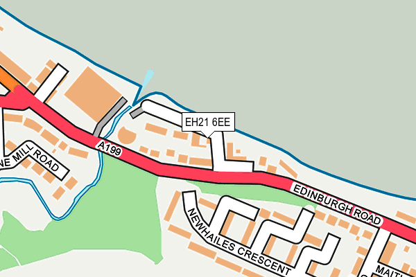 EH21 6EE map - OS OpenMap – Local (Ordnance Survey) EH21 6EE map - OS OpenMap – Local (Ordnance Survey)