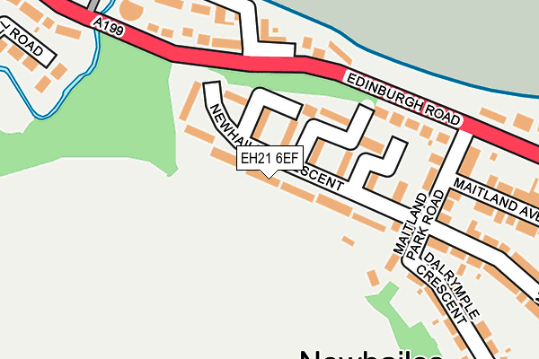 EH21 6EF map - OS OpenMap – Local (Ordnance Survey) EH21 6EF map - OS OpenMap – Local (Ordnance Survey)