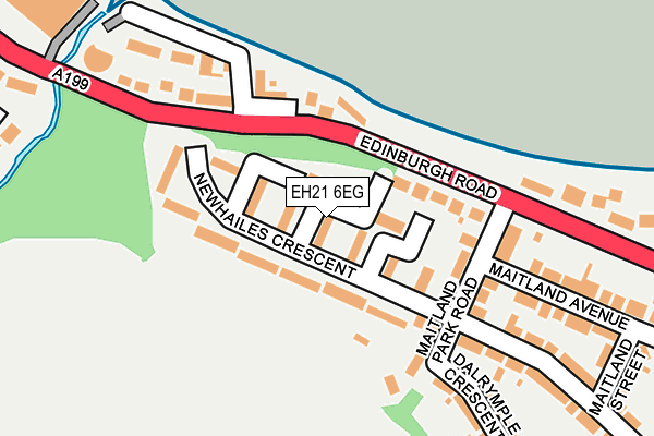 EH21 6EG map - OS OpenMap – Local (Ordnance Survey) EH21 6EG map - OS OpenMap – Local (Ordnance Survey)
