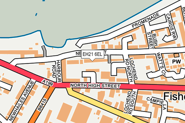 EH21 6EL map - OS OpenMap – Local (Ordnance Survey) EH21 6EL map - OS OpenMap – Local (Ordnance Survey)