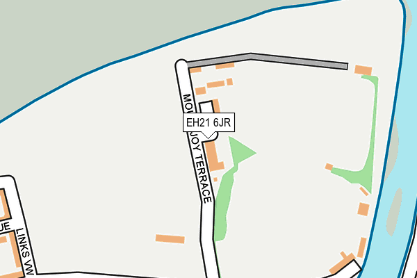 EH21 6JR map - OS OpenMap – Local (Ordnance Survey) EH21 6JR map - OS OpenMap – Local (Ordnance Survey)