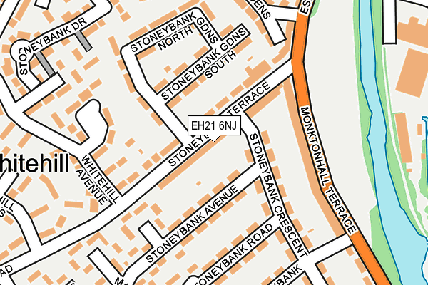 EH21 6NJ map - OS OpenMap – Local (Ordnance Survey) EH21 6NJ map - OS OpenMap – Local (Ordnance Survey)