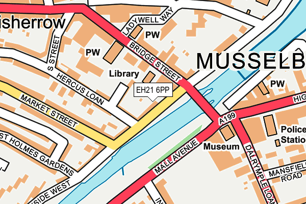 EH21 6PP map - OS OpenMap – Local (Ordnance Survey) EH21 6PP map - OS OpenMap – Local (Ordnance Survey)