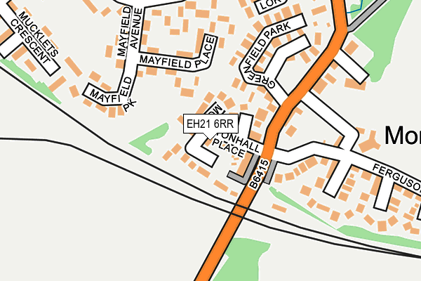 EH21 6RR map - OS OpenMap – Local (Ordnance Survey) EH21 6RR map - OS OpenMap – Local (Ordnance Survey)