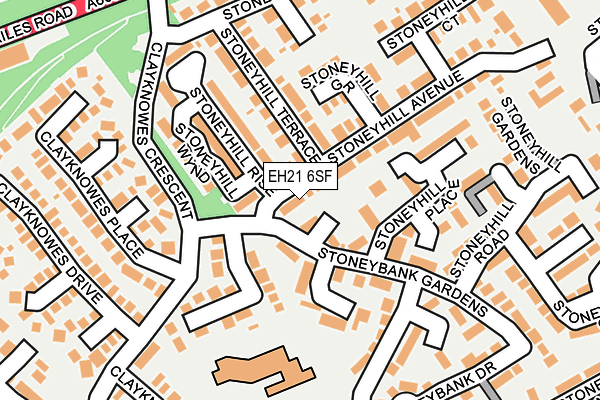 EH21 6SF map - OS OpenMap – Local (Ordnance Survey) EH21 6SF map - OS OpenMap – Local (Ordnance Survey)