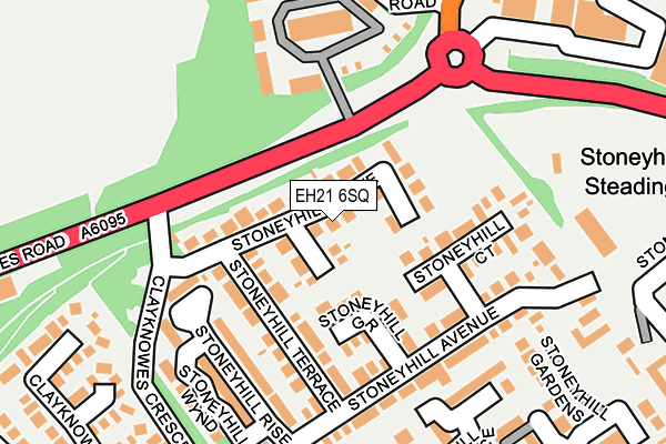 EH21 6SQ map - OS OpenMap – Local (Ordnance Survey) EH21 6SQ map - OS OpenMap – Local (Ordnance Survey)