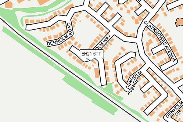 EH21 6TT map - OS OpenMap – Local (Ordnance Survey) EH21 6TT map - OS OpenMap – Local (Ordnance Survey)