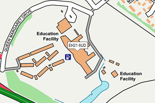 EH21 6UD map - OS OpenMap – Local (Ordnance Survey) EH21 6UD map - OS OpenMap – Local (Ordnance Survey)