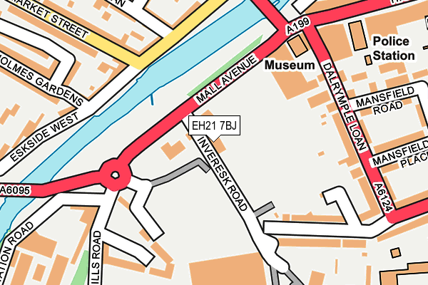 EH21 7BJ map - OS OpenMap – Local (Ordnance Survey) EH21 7BJ map - OS OpenMap – Local (Ordnance Survey)