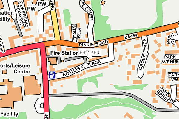 EH21 7EU map - OS OpenMap – Local (Ordnance Survey) EH21 7EU map - OS OpenMap – Local (Ordnance Survey)