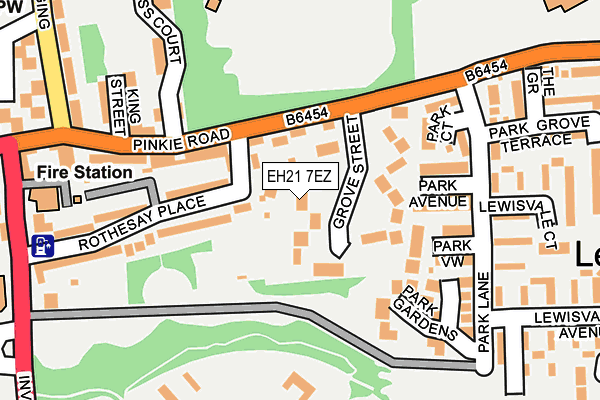 EH21 7EZ map - OS OpenMap – Local (Ordnance Survey) EH21 7EZ map - OS OpenMap – Local (Ordnance Survey)